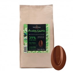 Valrhona Milk Chocolate Couverture Andoa Organic 39%