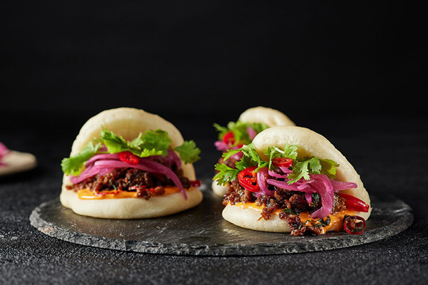 Redefine Meat 'Fluffy Clouds' Beef Bao Buns