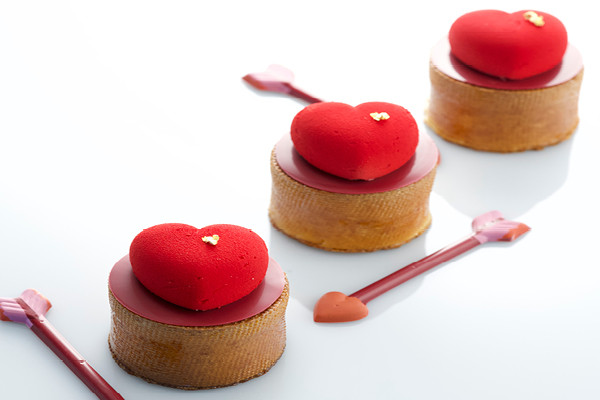 Valentine’s Day Raspberry, Rose & Lychee Choux Buns