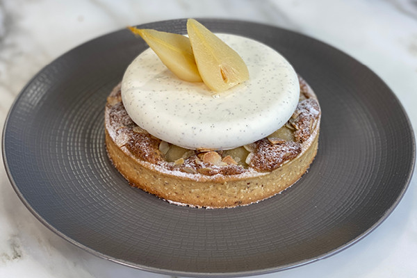 Pear and Vanilla Mascarpone Cream Tart