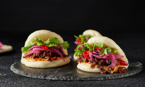 Redefine Meat 'Fluffy Clouds' Beef Bao Buns